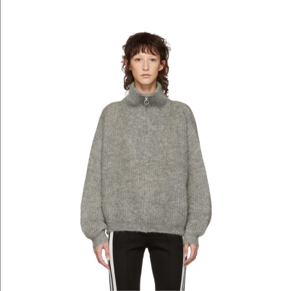 Isabel Marant Etoile Myclan Mohair zip sweater 36